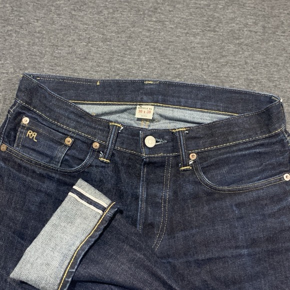 RRL Other - Double RL Men's Slim Fit American Woven SELVEDGE Denim Jeans Button Fly- 30x30